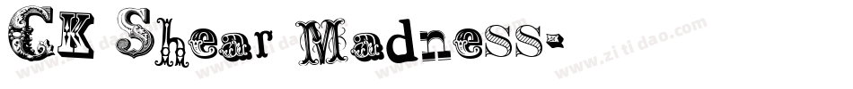 CK Shear Madness字体转换